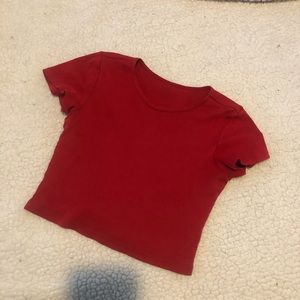 red brandy melville tank